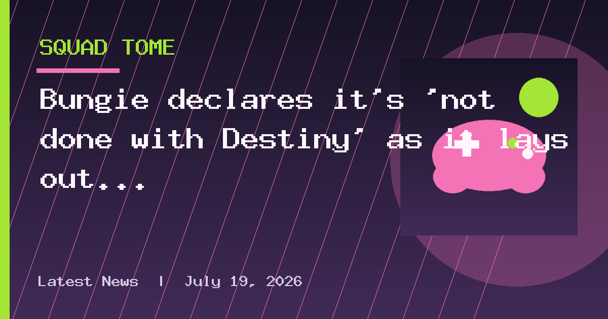 Bungie declares it's 'not done with Destiny' as it lays out studio's future