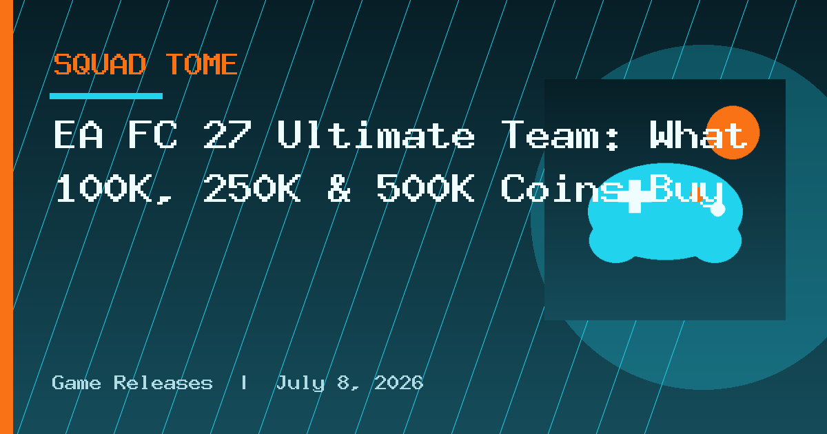 EA FC 27 Ultimate Team: What 100K, 250K & 500K Coins Buy