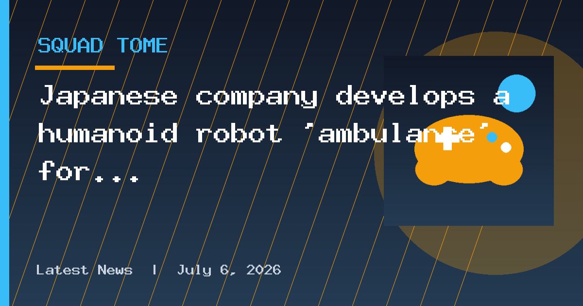 Japanese company develops a humanoid robot 'ambulance' for on-the-spot repairs
