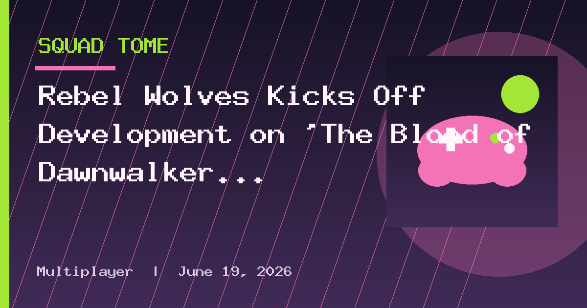Rebel Wolves Kicks Off Development on 'The Blood of Dawnwalker 2