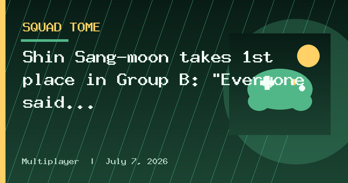 Shin Sang-moon takes 1st place in Group B: "Everyone said last season's seed was