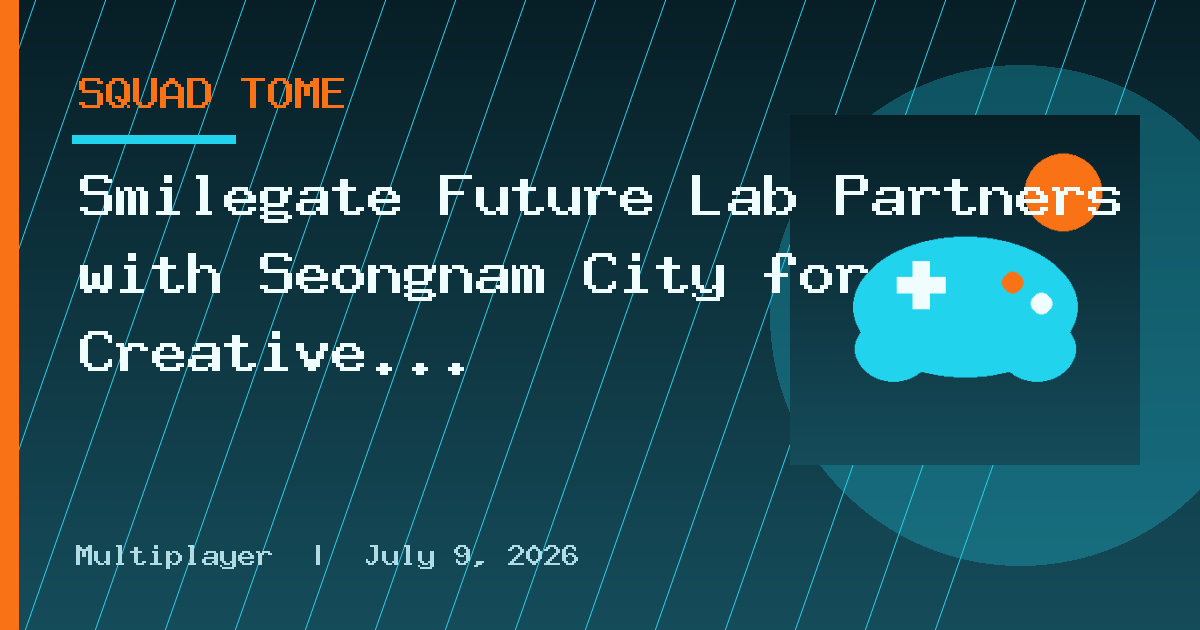 Smilegate Future Lab Partners with Seongnam City for Creative Education