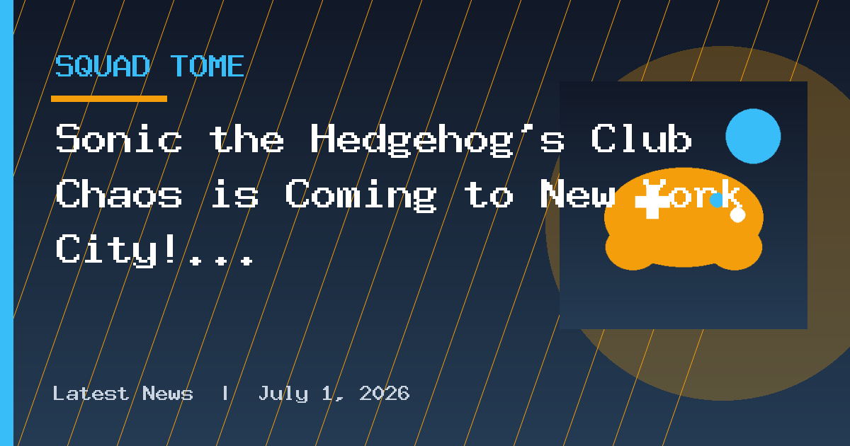 Sonic the Hedgehog’s Club Chaos is Coming to New York City!