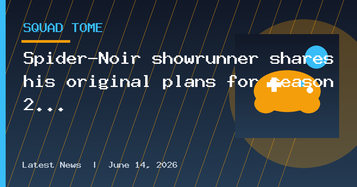 Spider-Noir showrunner shares his original plans for season 2