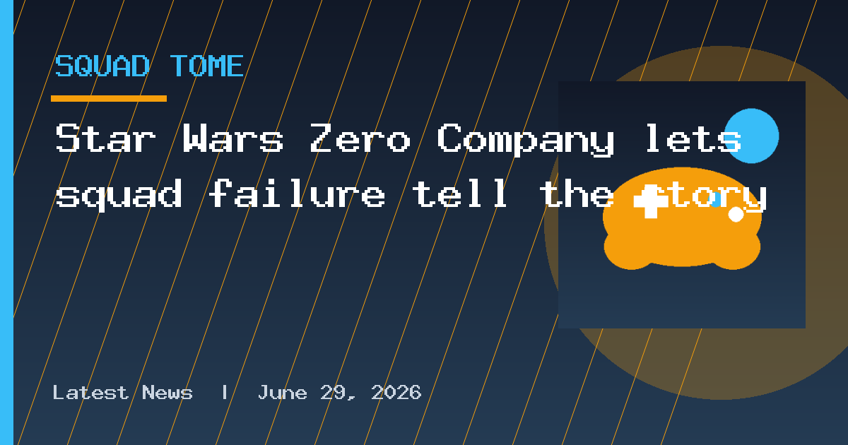 Star Wars Zero Company lets squad failure tell the story