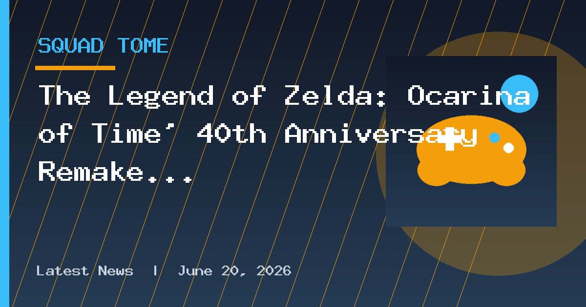 The Legend of Zelda: Ocarina of Time’ 40th Anniversary Remake Sets Nintendo