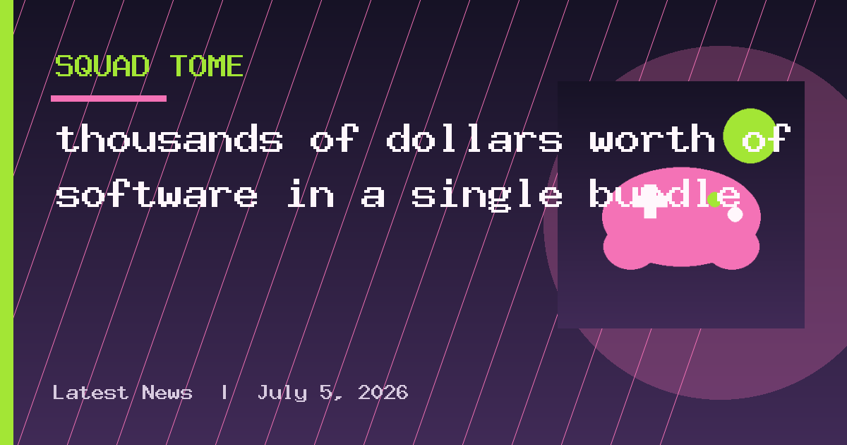thousands of dollars worth of software in a single bundle